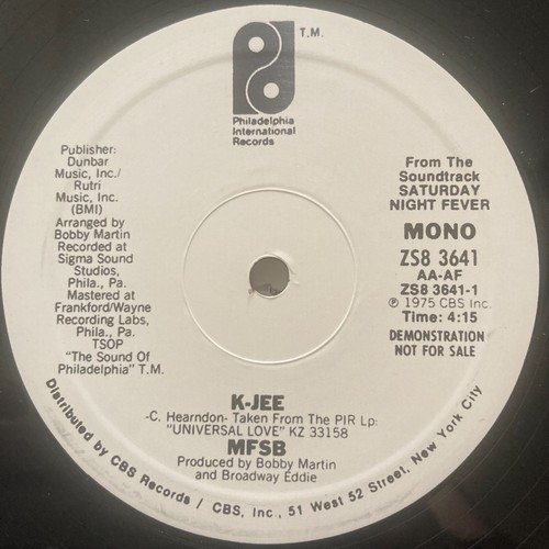Mfsb jee vinyl repress - 12",